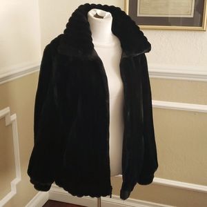 Gallery faux fur reversable coat